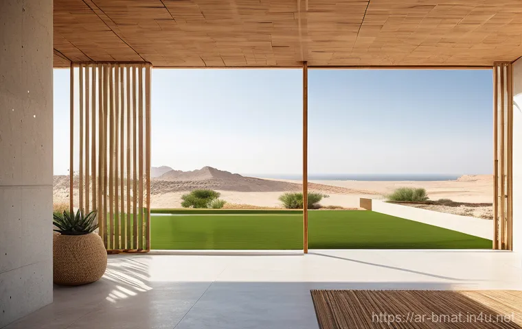 건축자재 마케팅과 기술 혁신 사례 - Prompt 1: Sustainable Arabian Home Design**