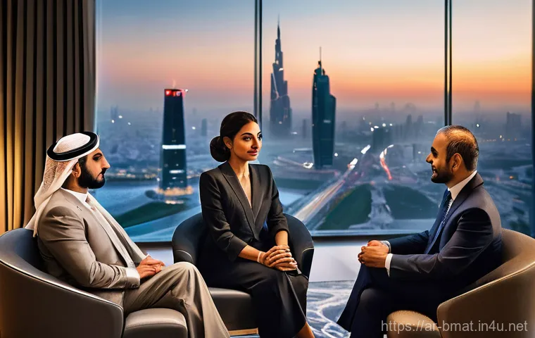 건축자재 마케팅 전문가 네트워킹 팁 - **Prompt:** "A dynamic and vibrant scene at a large 'Building & Construction Expo' with clear, conte...